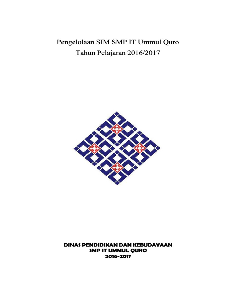 Pengelolaan SIM di SMP IT Ummul Quro | PDF