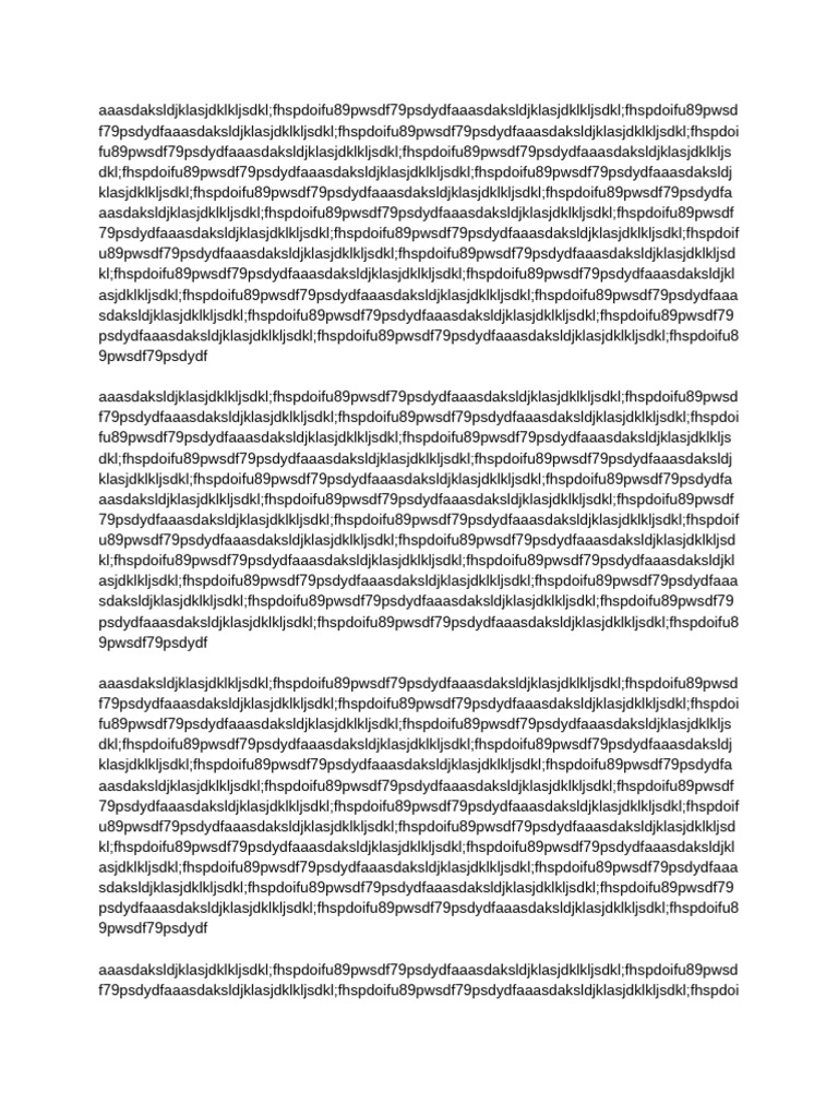 Random Text Generator Output | PDF