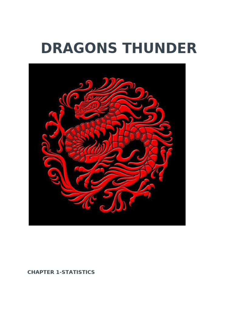 Dragons Thunder | PDF | Domestic Violence | Violence
