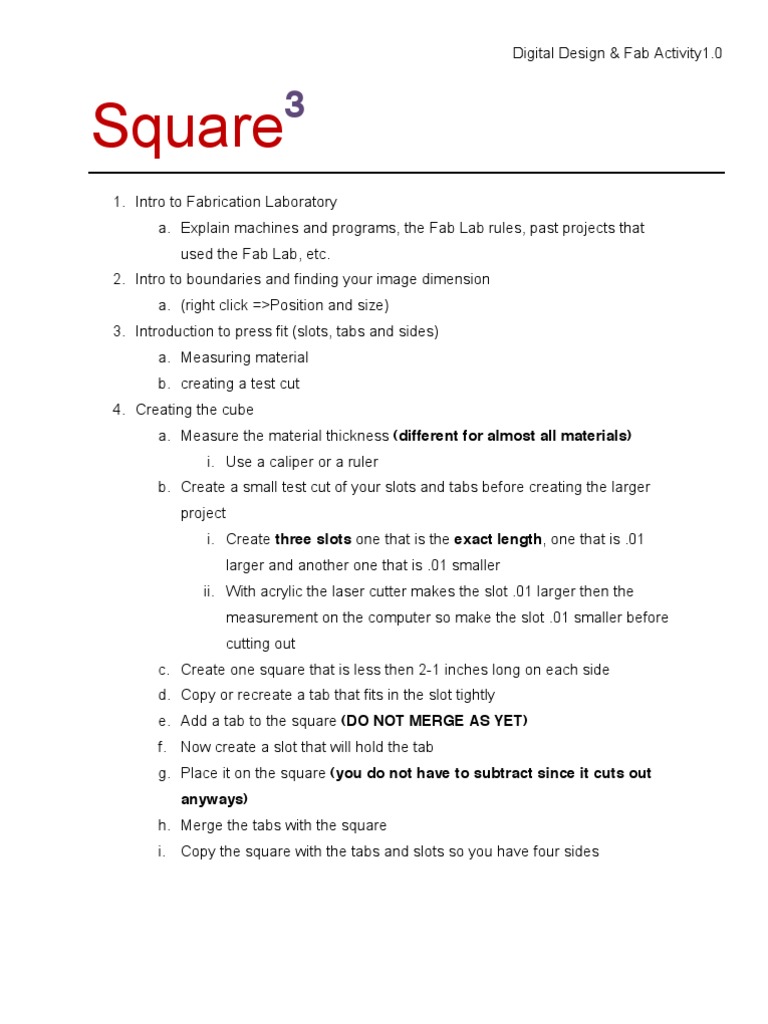 Teaching Square Cubed | PDF