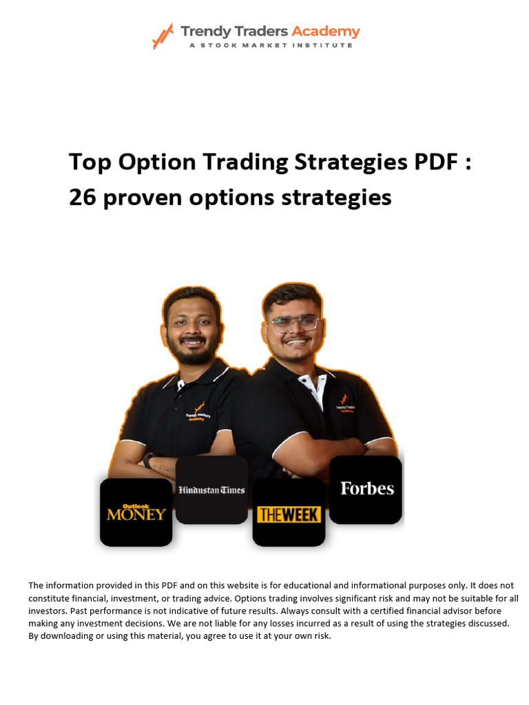 26 Proven Options Trading Strategies | PDF | Option (Finance) | Put Option
