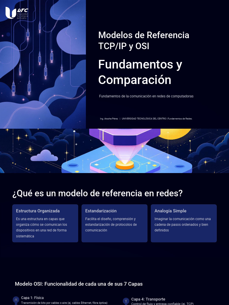 Comparativa de Modelos OSI y TCP/IP | PDF | Red de computadoras ...