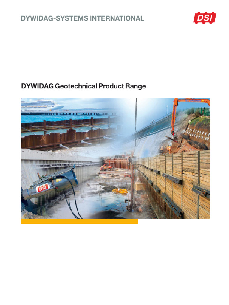 DSI USA Geotechnical Product Range Us | PDF | Building Materials ...