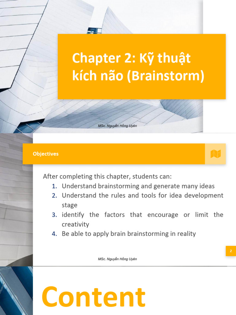 Chapter 2 Brainstorm | PDF | Brainstorming | Creativity