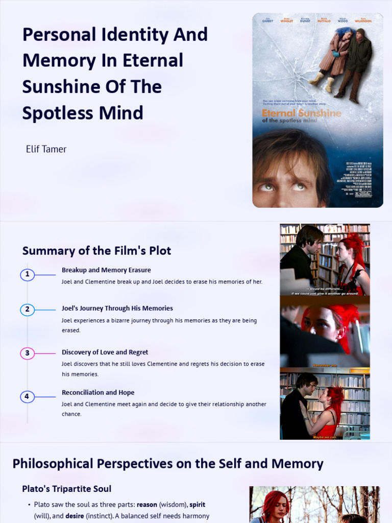 Identity and Memory in Eternal Sunshine | PDF | Identity (Social ...