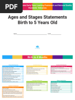 Developmental Milestones & EYLF/NQS Guide | PDF | Child Development ...