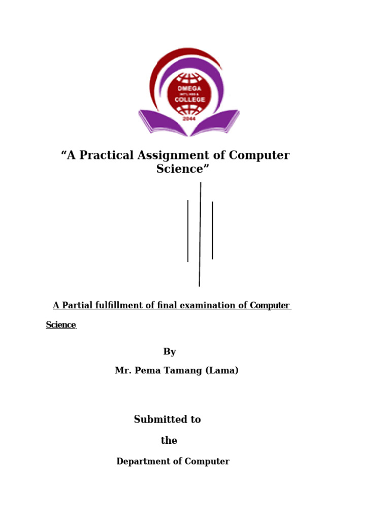 Computer Science Practical Assignment | PDF