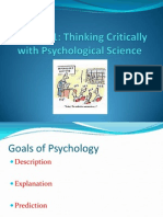 01 Chapter 1 - Thinking Critically With Psychological Science - Student