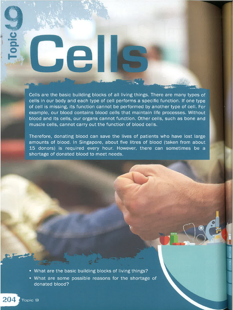 Topic 9 Cells - Scanned Text | PDF