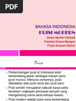 Download Presentasi Bahasa Indonesia Puisi Modern by grace_cahyadi_1 SN94240050 doc pdf