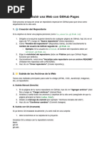 Subir Proyecto HTML a GitHub Fácilmente | PDF | HTML | Ingeniería de ...