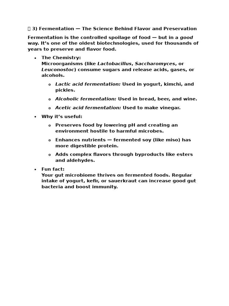 Fermentation | PDF