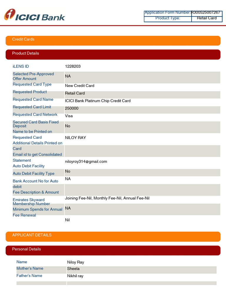 Application Form - PDF - 20250531 - 092504 - 0000 | PDF | Credit Card ...