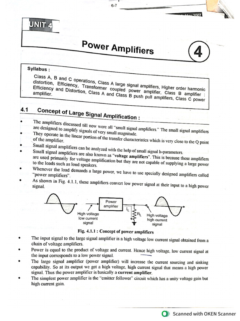 Power Amplifier | PDF