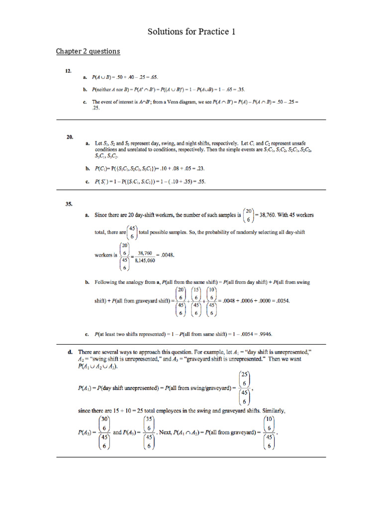 Practice 1 Keys | PDF