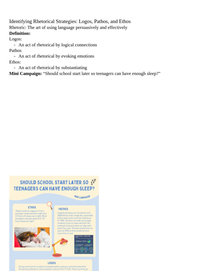 Rhetorical Strategies: Logos, Pathos, Ethos | PDF | Logos | Cognition
