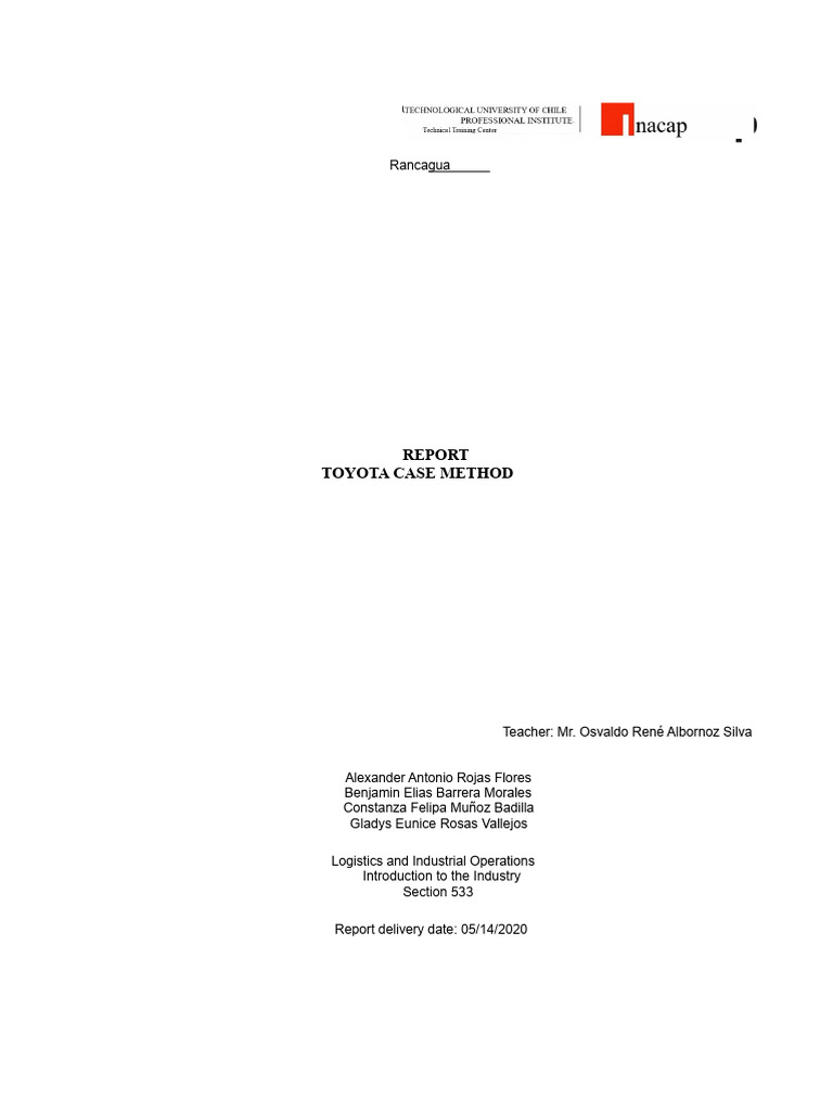 Toyota's 2009 Crisis Analysis Report | PDF | Toyota | Motor Vehicle