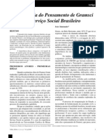 A Influência Do Pensamento de Gramsci No Serviço Social Brasil.