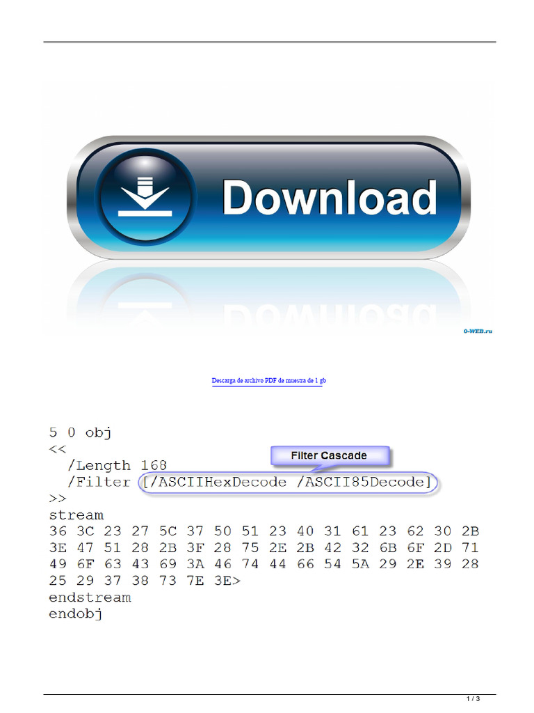 Descarga de PDF de muestra de 1 GB | PDF | Archivo de computadora ...