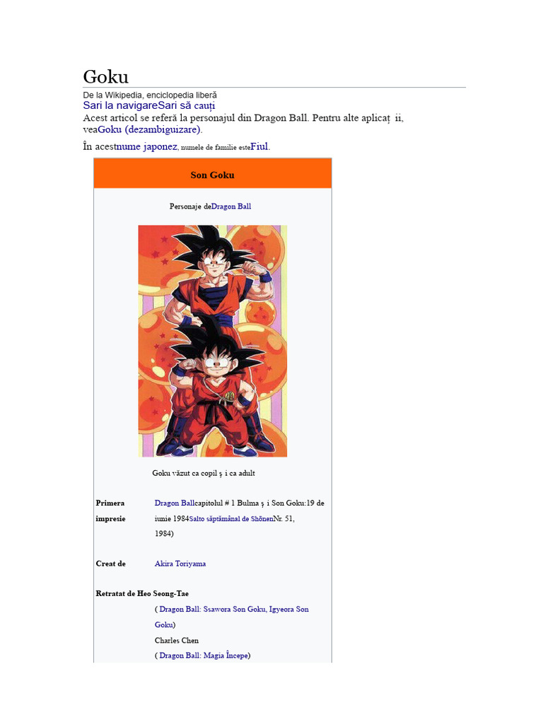 Goku | PDF