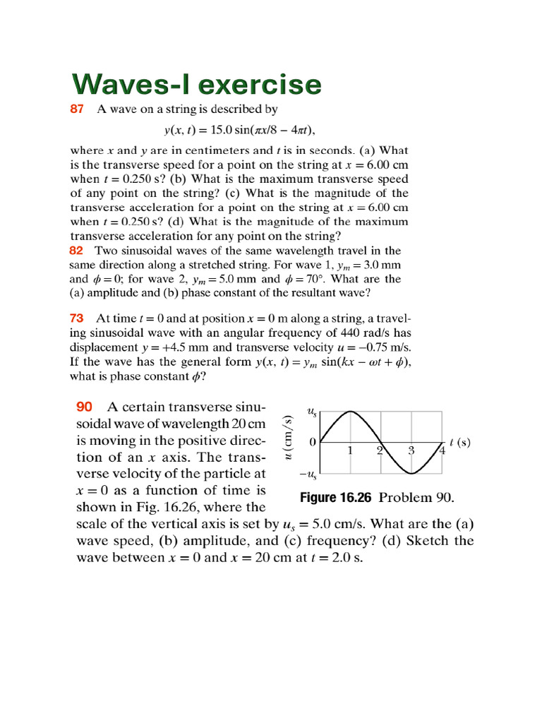 Wave1 Excercise | PDF