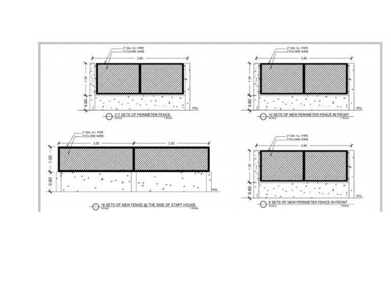 Perimeter Fence Details | PDF