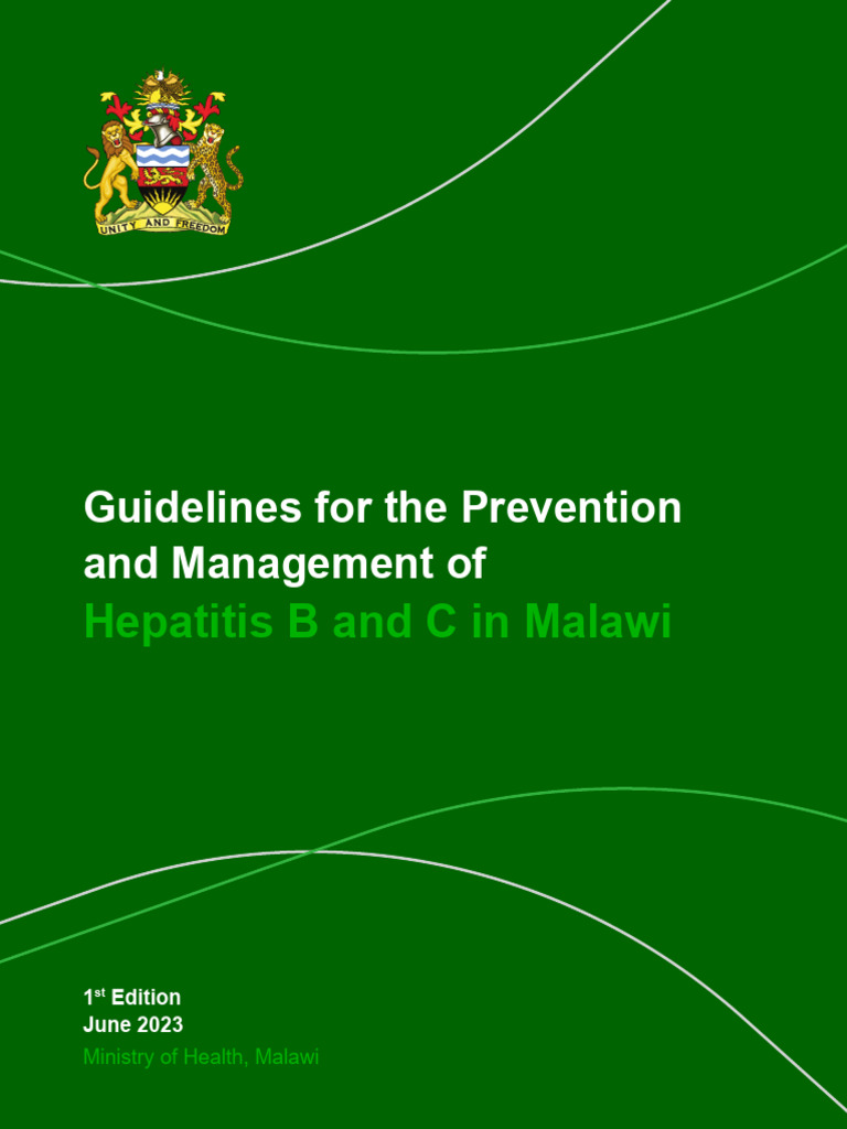 Hepatitis B and C Management Guidelines Malawi | PDF | Hepatitis B ...
