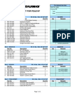 Packing List FEA2107