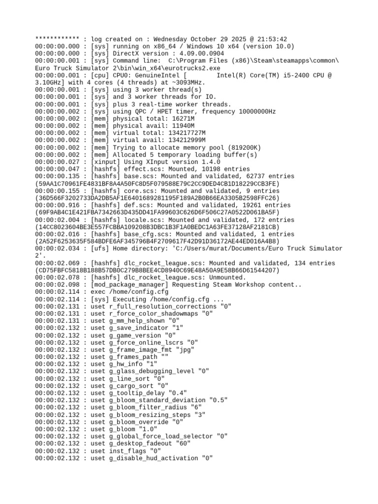 Game Log | PDF | Computing | Computer Architecture