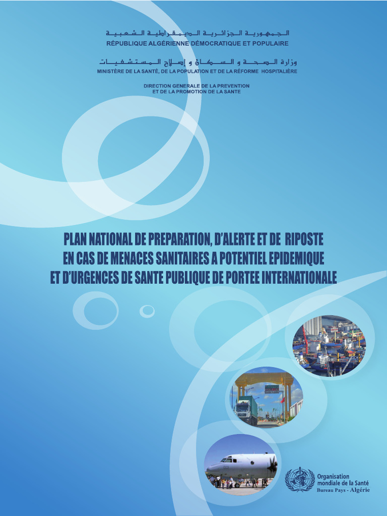 Plan National de Riposte Sanitaire 2023 | PDF | Santé publique ...