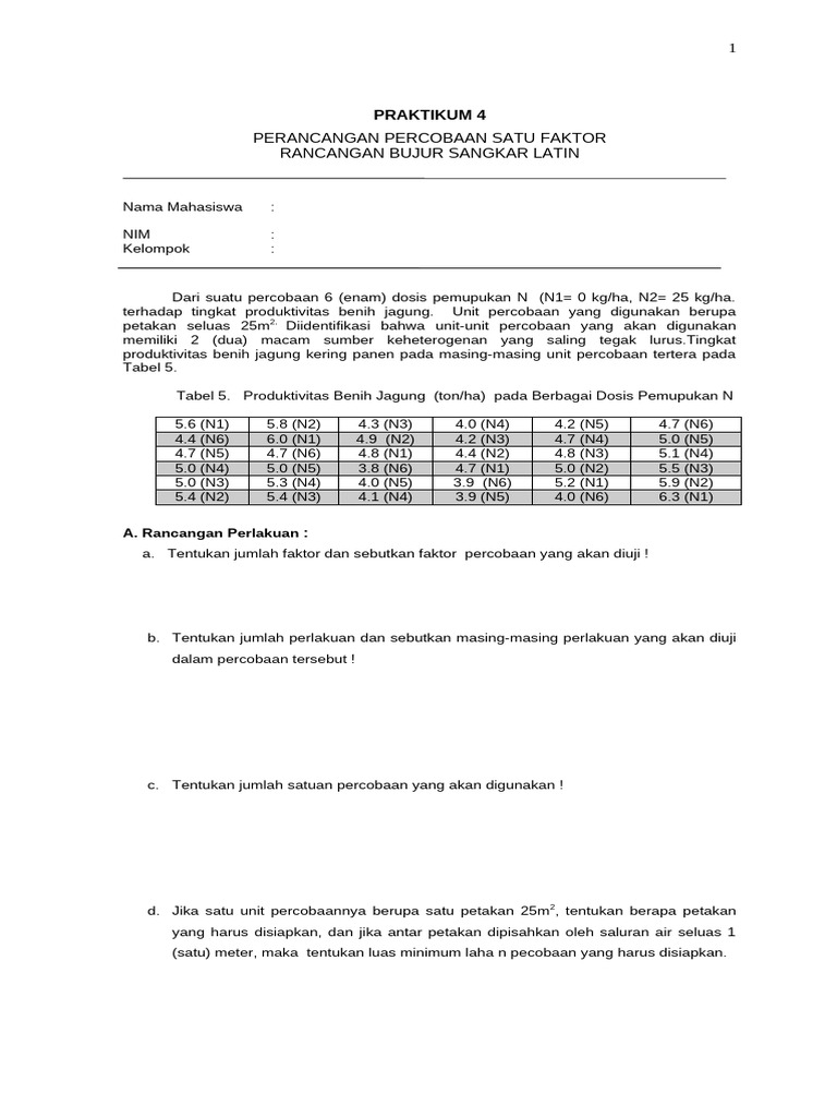 Lembar Kerja Rancob 4 | PDF