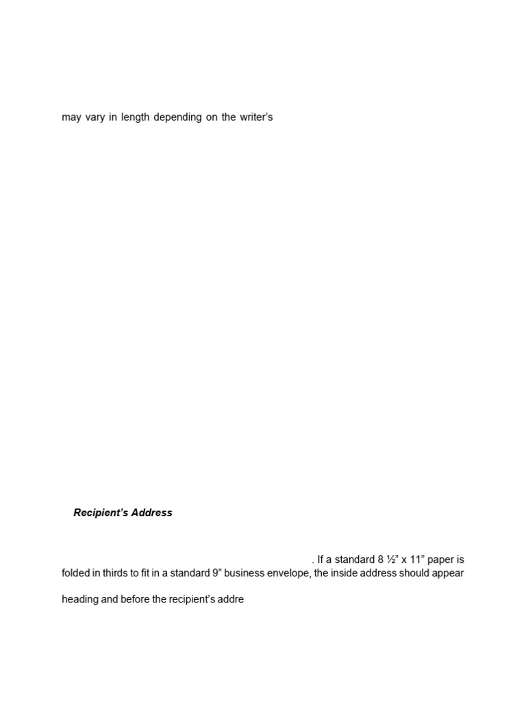 Essential Guide to Business Letters | PDF | Text | Written Communication