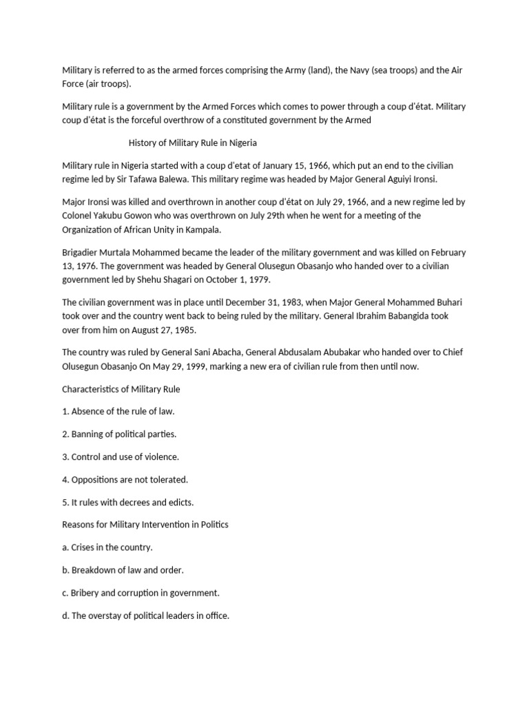 SS3 Government Note | PDF | Government | Governance
