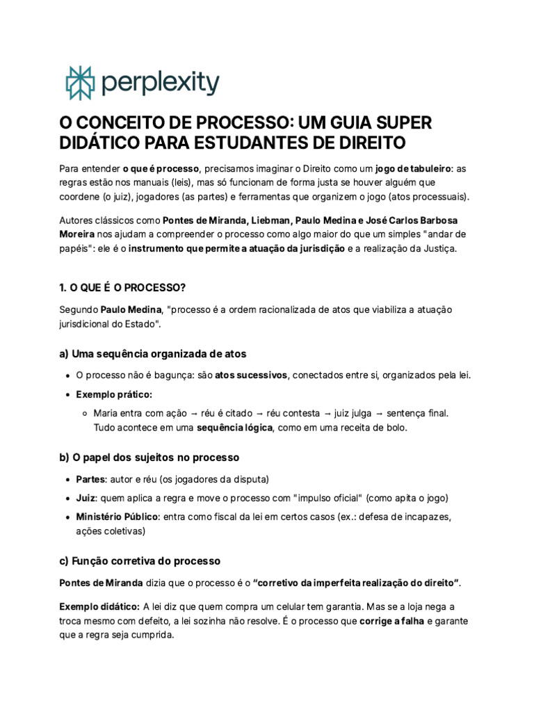 O Processo: Estrutura e Função no Direito | PDF | Mandamus | Justiça