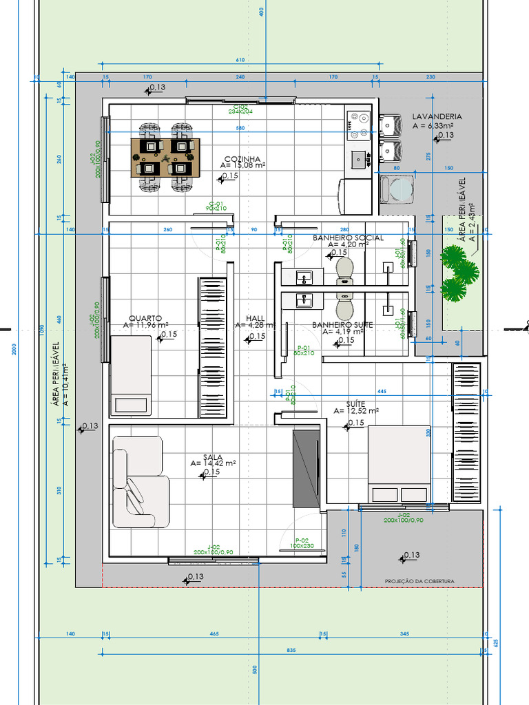 Medidas de Ambientes Residenciais | PDF
