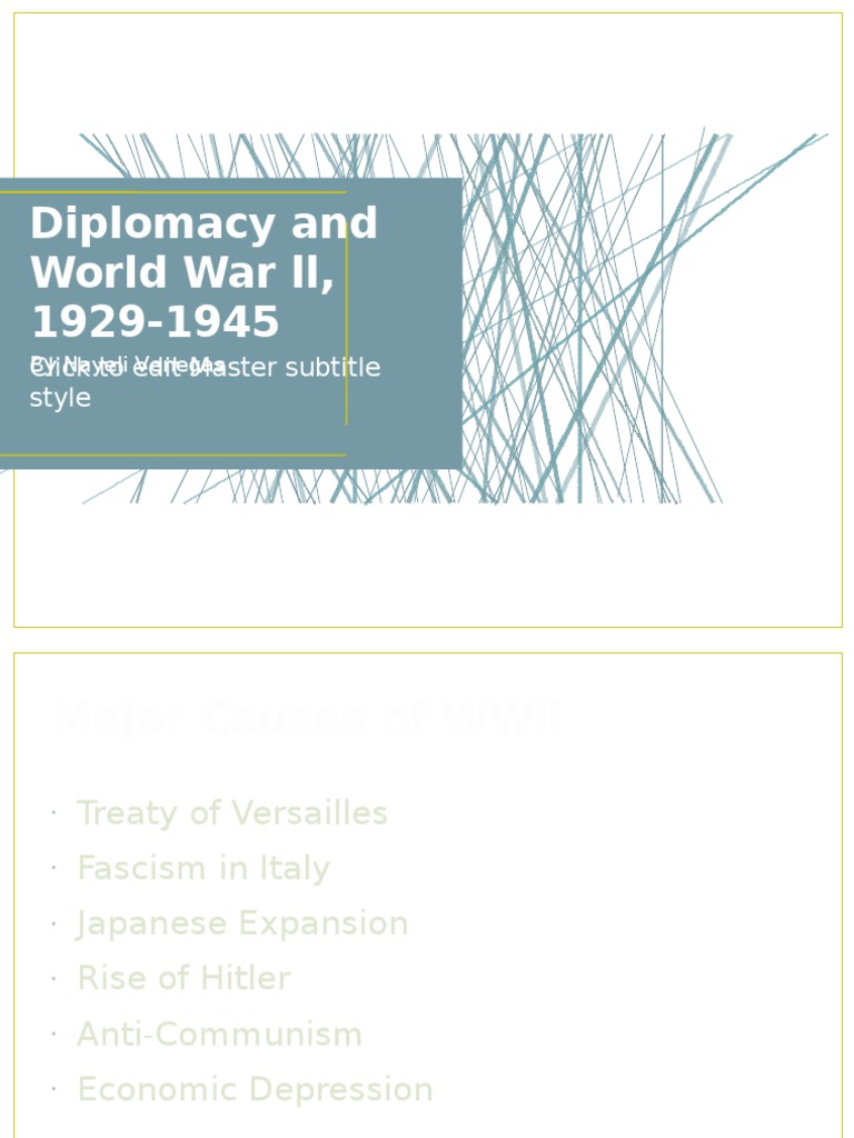 Causes of World War II Explained | PDF | History