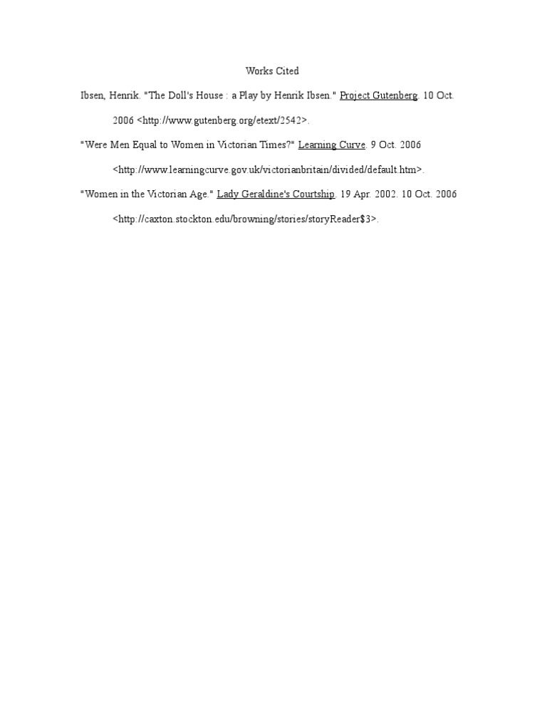 a doll's house project gutenberg