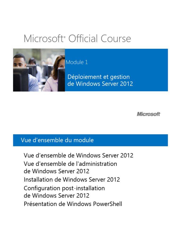 Déploiement et gestion de Windows Server 2012 | PDF | Serveur ...