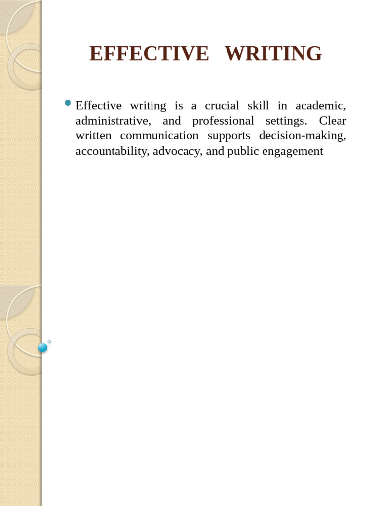 Effective Writing | PDF