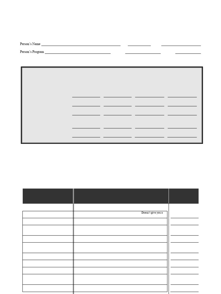 QOL Questionnaire Packet 2-9-05 | PDF | Psychometrics | Psychology