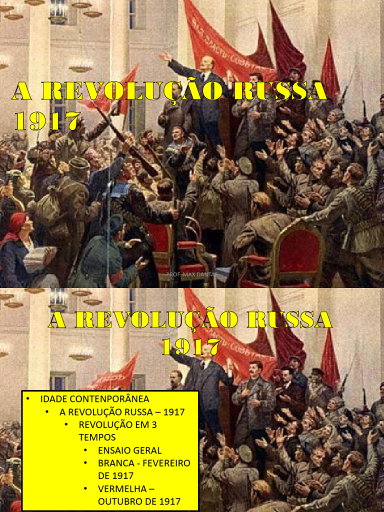 Revolução Russa | PDF | Vladimir Lenin | União Soviética