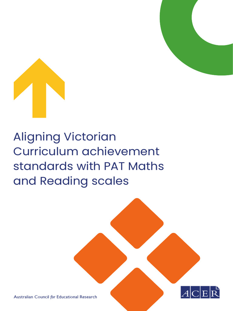Aligning PAT Maths with Victorian Standards | PDF | Multiplication ...