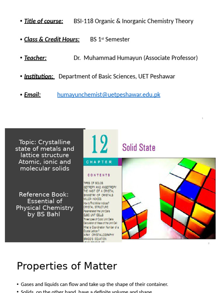 Crystalline and Amorphous Solids Overview | PDF | Semiconductors ...