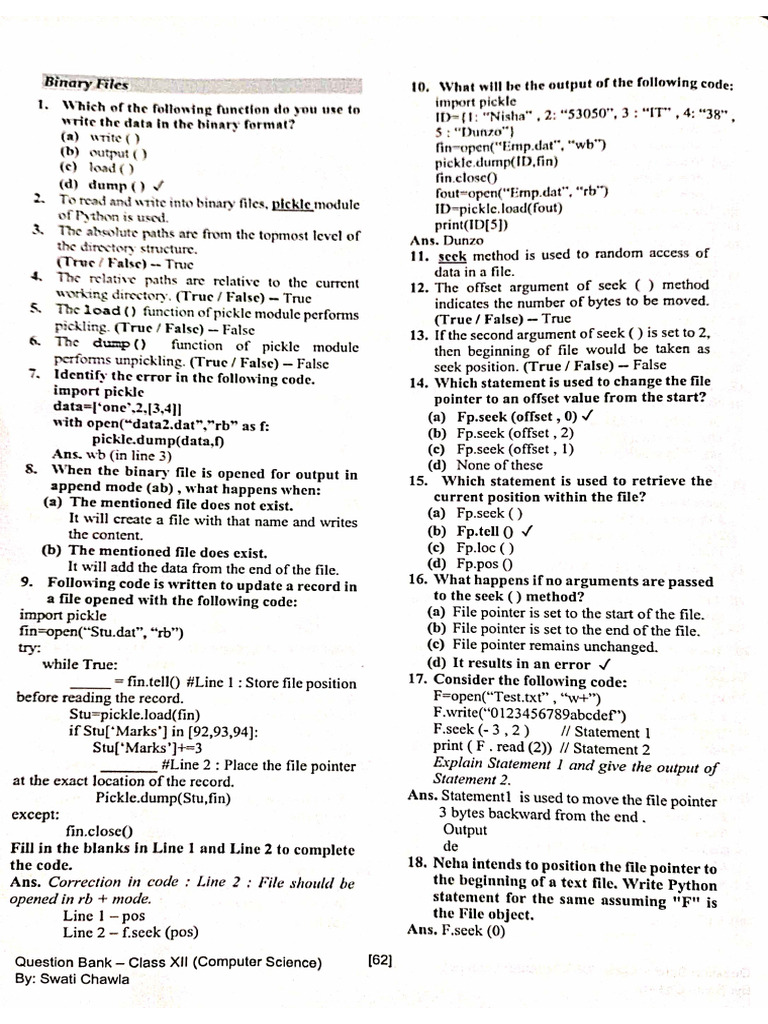 Text Files and Binary Files | PDF