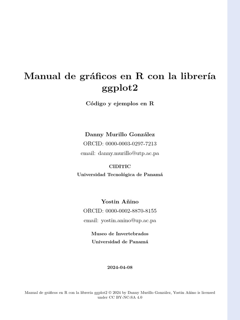 Manual de Grficos en R Con La Librera Ggplot2!2!182 | PDF | Datos ...
