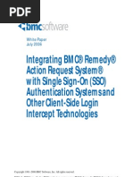 Integrating BMC Remedy Action Request System With Single Sign-On (SSO) and Other Client-Side Login Intercept Technologies