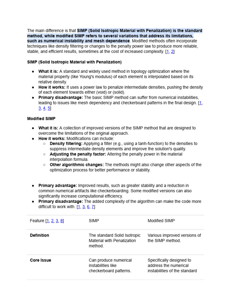 SIMP vs. Modified SIMP in Optimization | PDF | Theoretical Computer ...