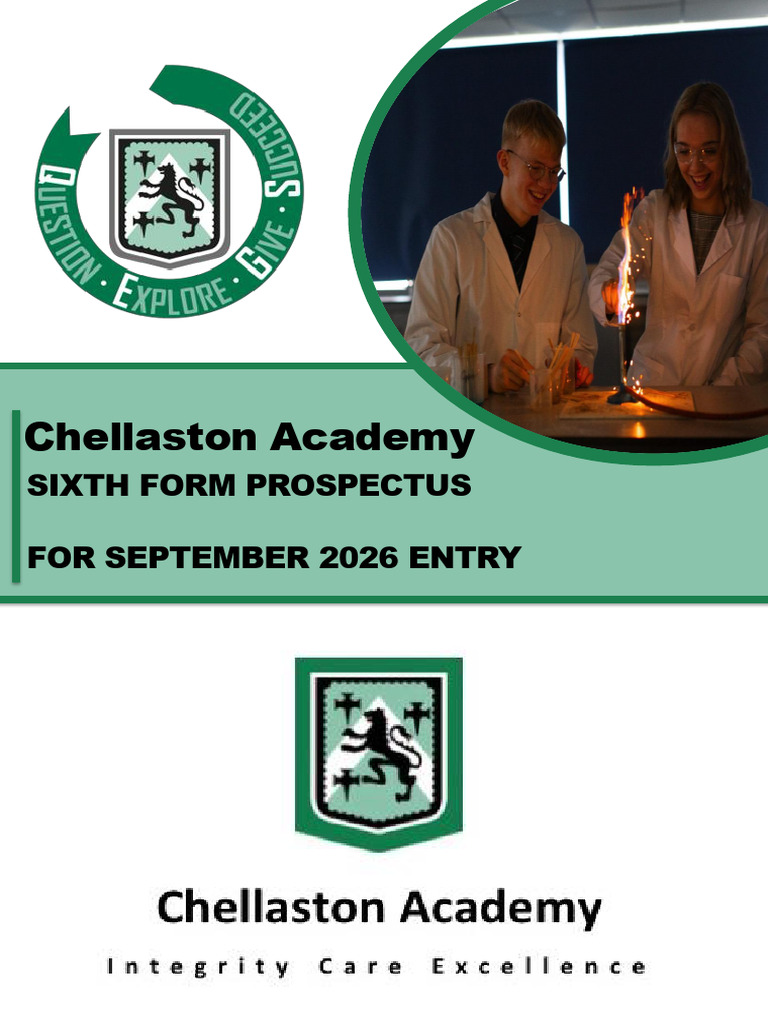 Chellaston Academy Sixth Form Overview | PDF | Mathematics | Statistics