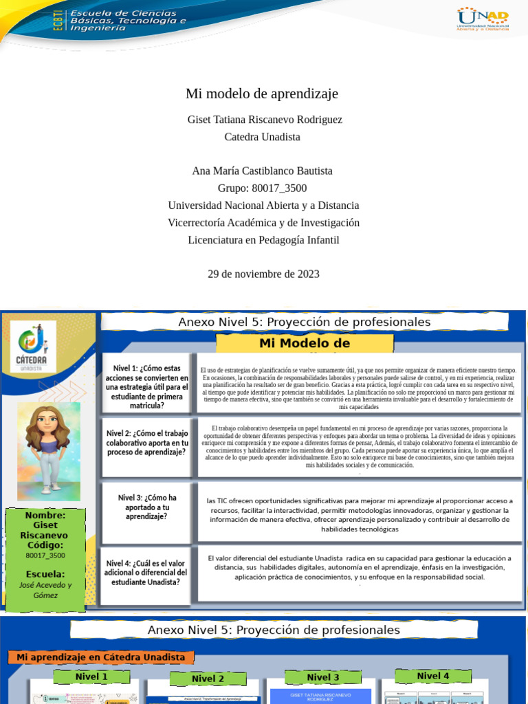 Modelo de Aprendizaje en Educación a Distancia | PDF | Aprendizaje ...