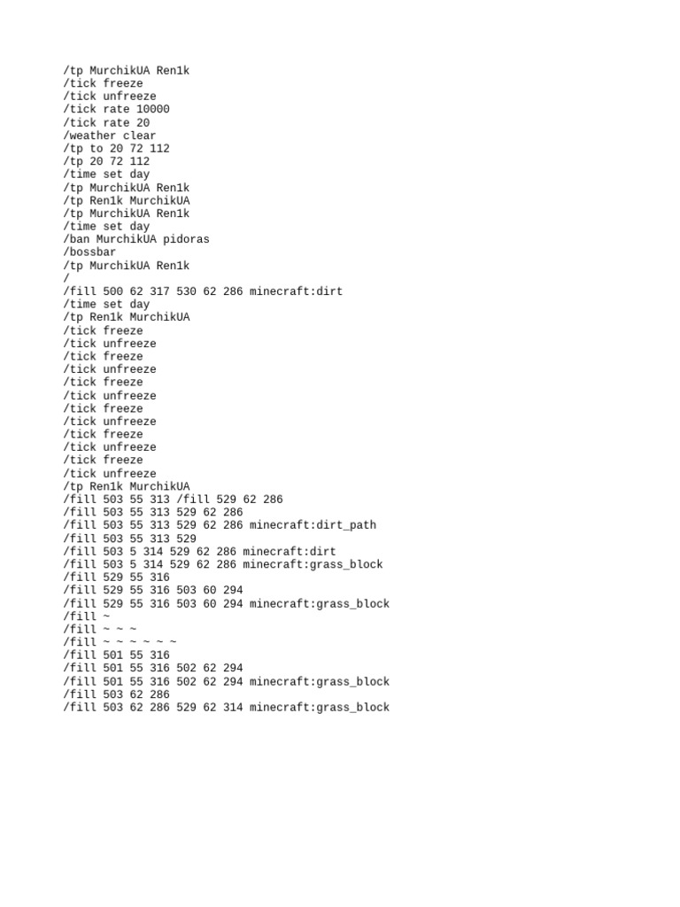 Command History | PDF